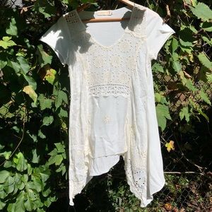 Johnny Was Bohemian Textured Top